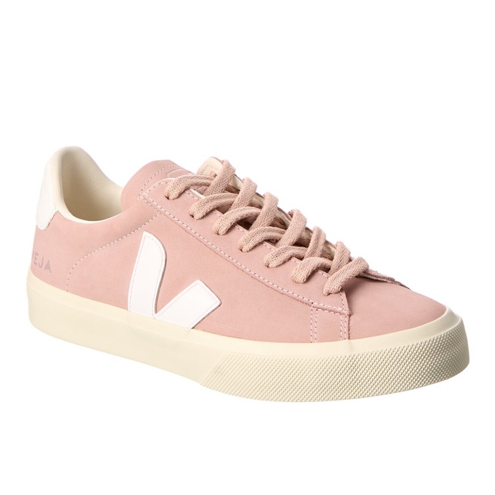 VEJA - Pink Campo Nubuck Leather Sneaker
